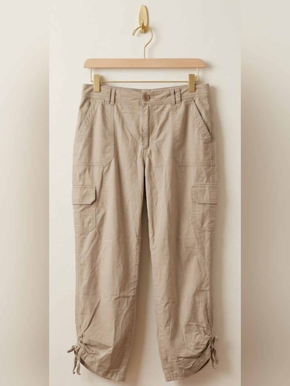 Gloria Vanderbilt Crop Cargo Pants Size 4